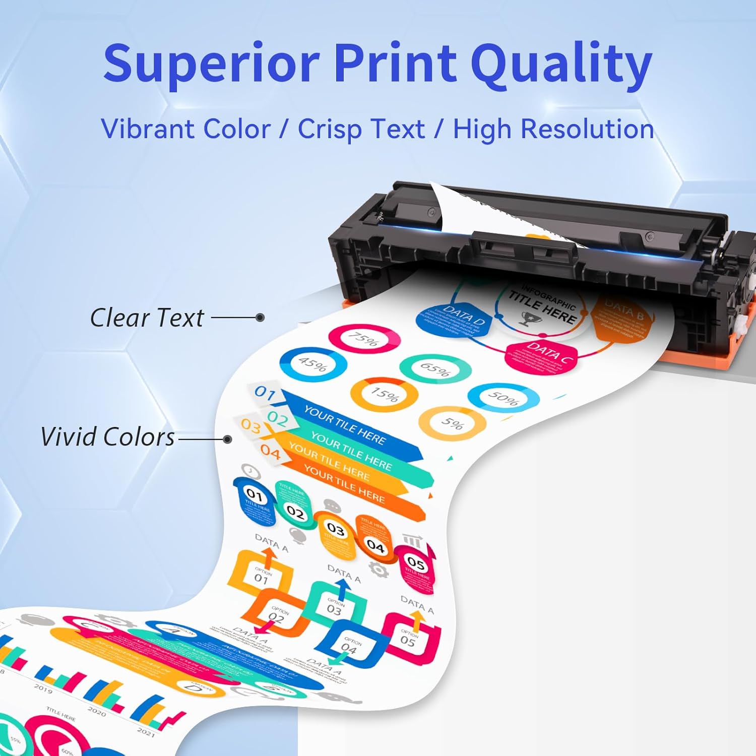 Thumbnail 3 de myCartridge 206A 4-Pack Toner Cartridges 🖨️