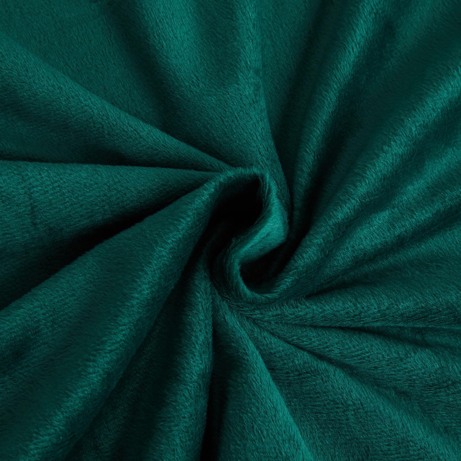 Detalle 2 de Luofanfei fluwelen dekbedovertrek 140 x 200 cm, donkergroen met ritssluiting