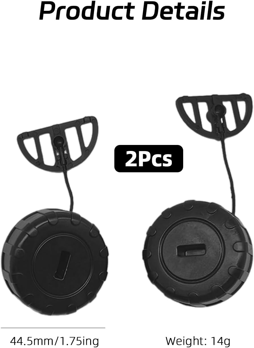 Detalle 2 de Stihl MS170 MS180 fuel and oil caps 2-pack ⛽