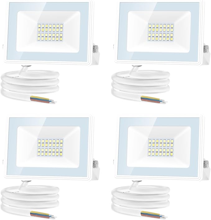 Detalle de Aigostar Foco LED Exterior 20W IP65 - Iluminación de Seguridad