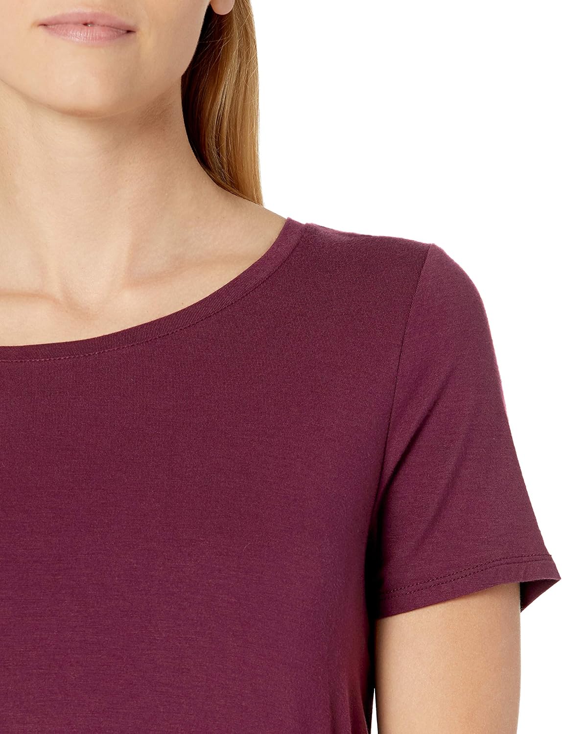 Thumbnail 3 de Amazon Essentials Damen Tunika mit U-Ausschnitt und kurzen Ärmeln, 2er-Pack – Casual-Basis mit elastischem Viskose-Rayón