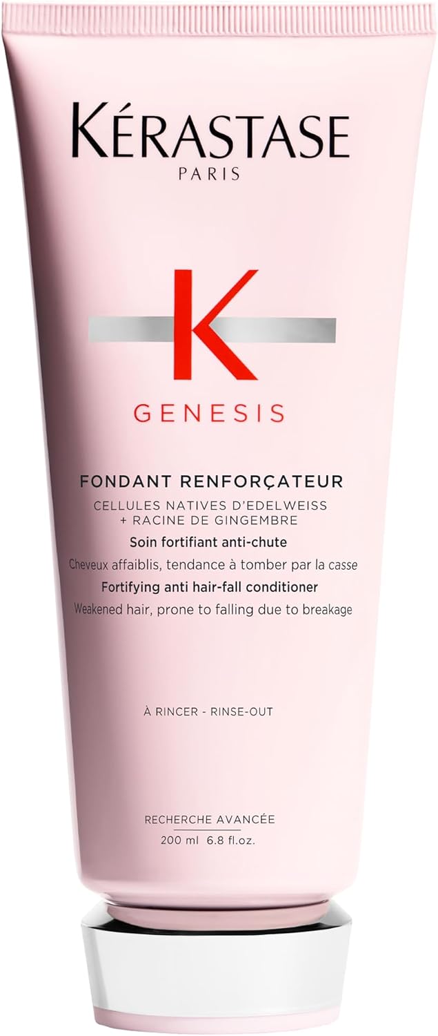 Detalle de Kérastase Genesis Fortifying Conditioner (Ginger Root & Edelweiss Native Cells) – anti hair-fall conditioner for weakened hair