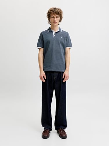Detalle de JACK & JONES Jjepaulos Polo SS Noos, Blue Mirage (S) – ficha de compra