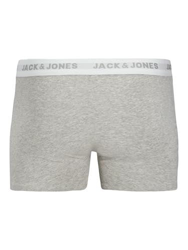 Thumbnail 3 de Jack & Jones Trunks 7-Pack Light Grey Melange XL: comodidad y elasticidad en un conjunto diario