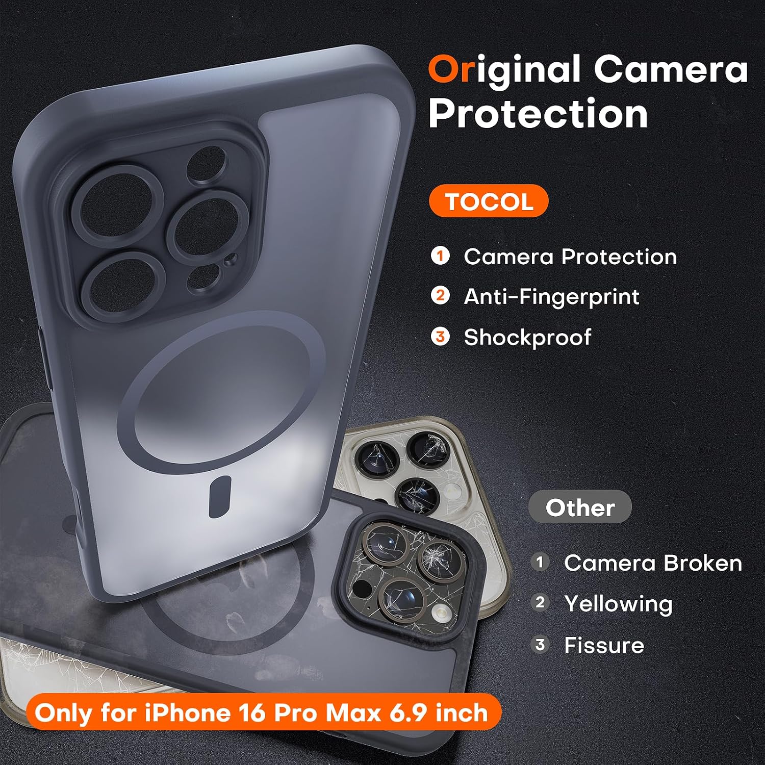 Thumbnail 4 de TOCOL iPhone 16 Pro Max Case