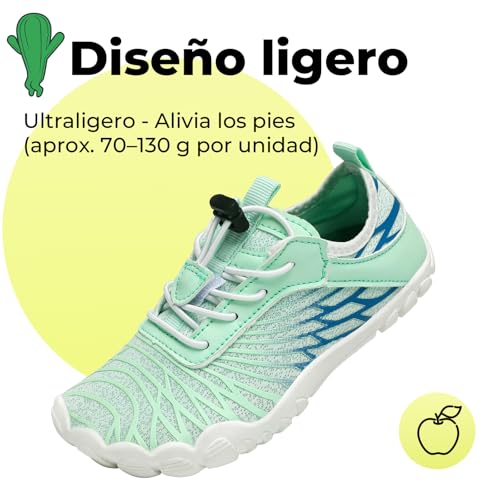 Thumbnail 6 de SAGUARO Escarpines Niño – Zapatillas barefoot de secado rápido, ligeras y flexibles para playa, piscina y agua