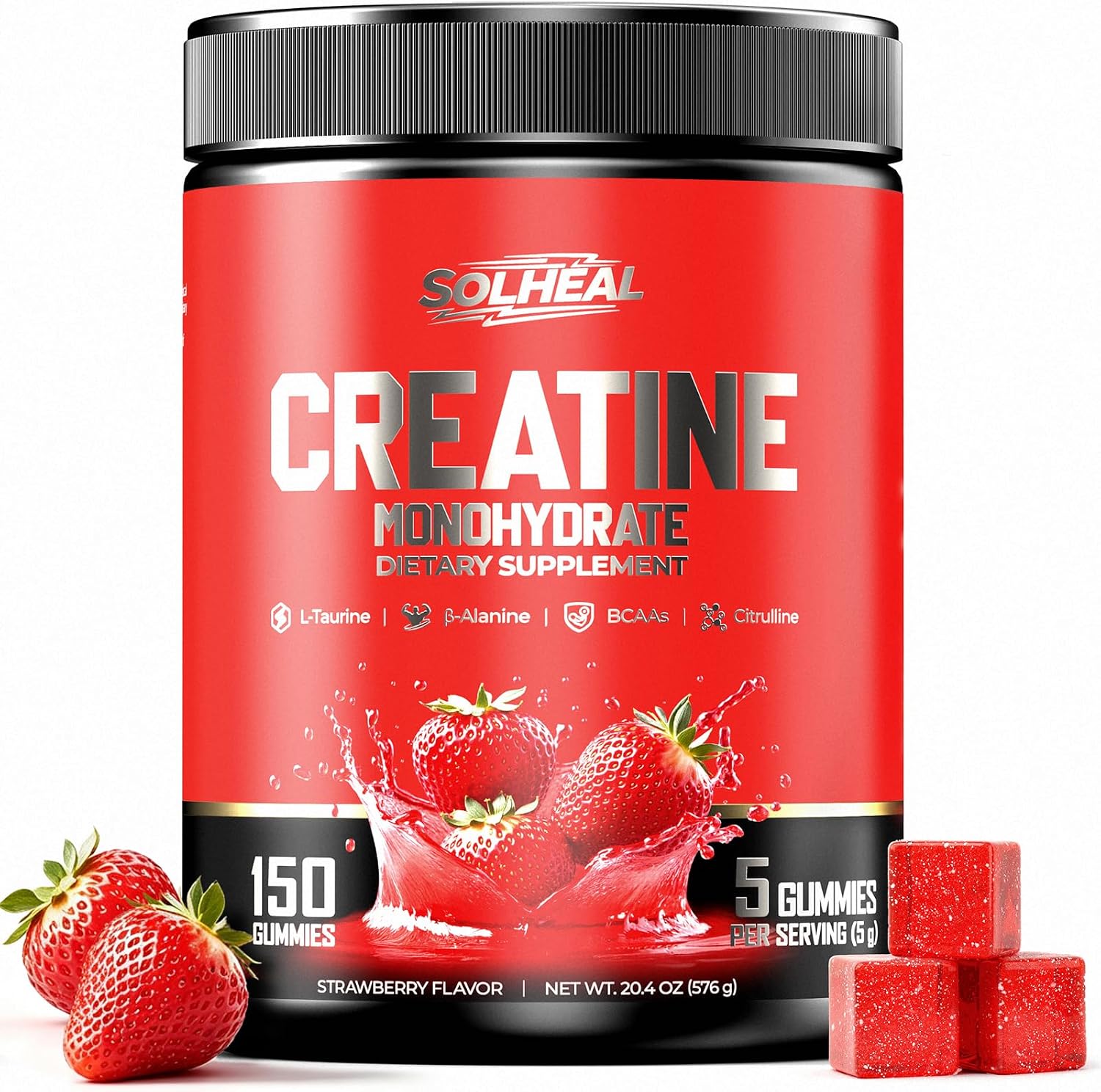 Detalle de NSF Creatine Gummies 5g