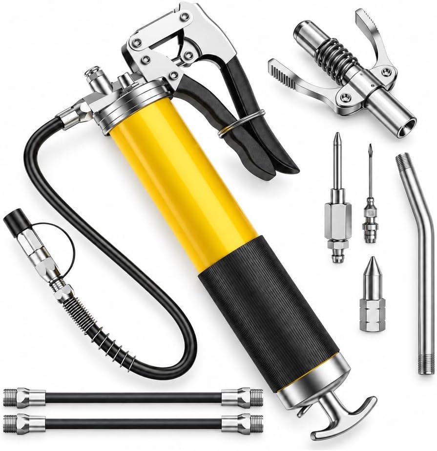 Detalle de Draforce HYQ400 Manual Grease Gun Kit, 8000 PSI, 400cc / 14 oz