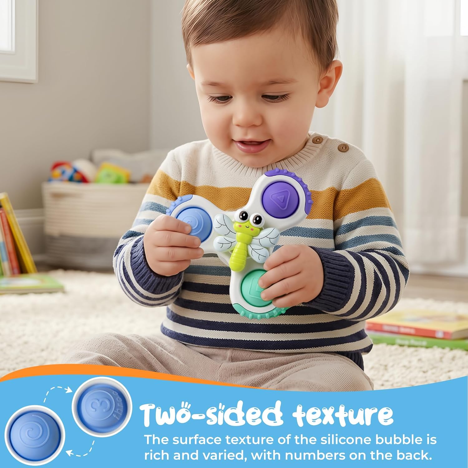 Detalle 2 de CalfQueen Suction Cup Spinner Toy