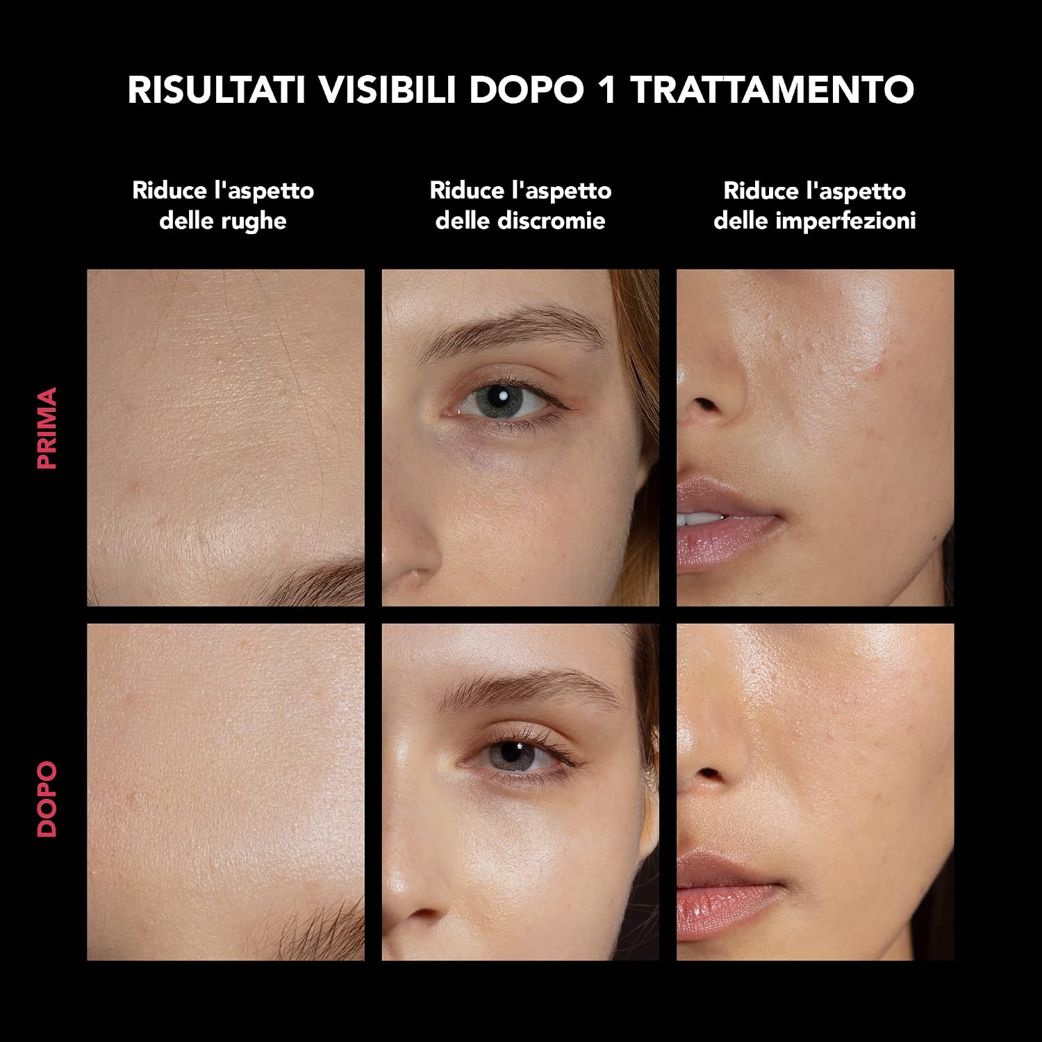 Detalle 2 de FAQ 202 Maschera viso LED wireless con custodia da viaggio – Skincare anti-age
