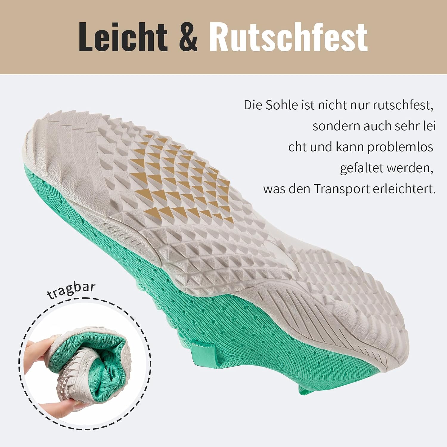 Detalle 1 de UNQWQZ Barfußschuhe Damen Sneaker