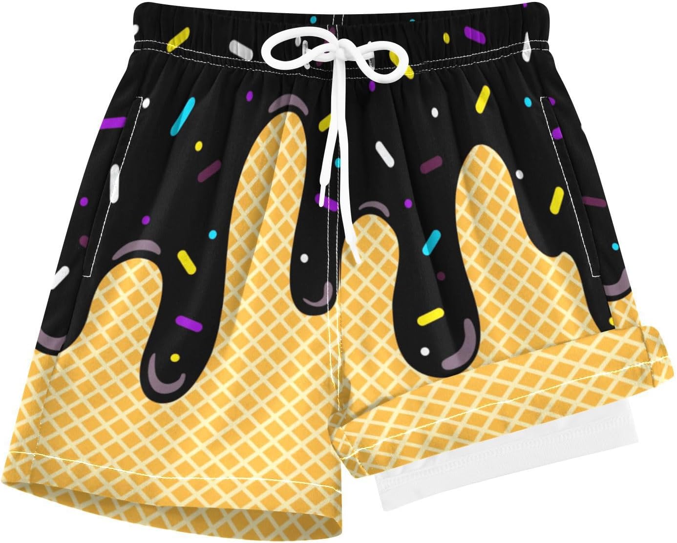 Thumbnail 6 de JHKKU Boys' Polyester-Spandex Swim Trunks