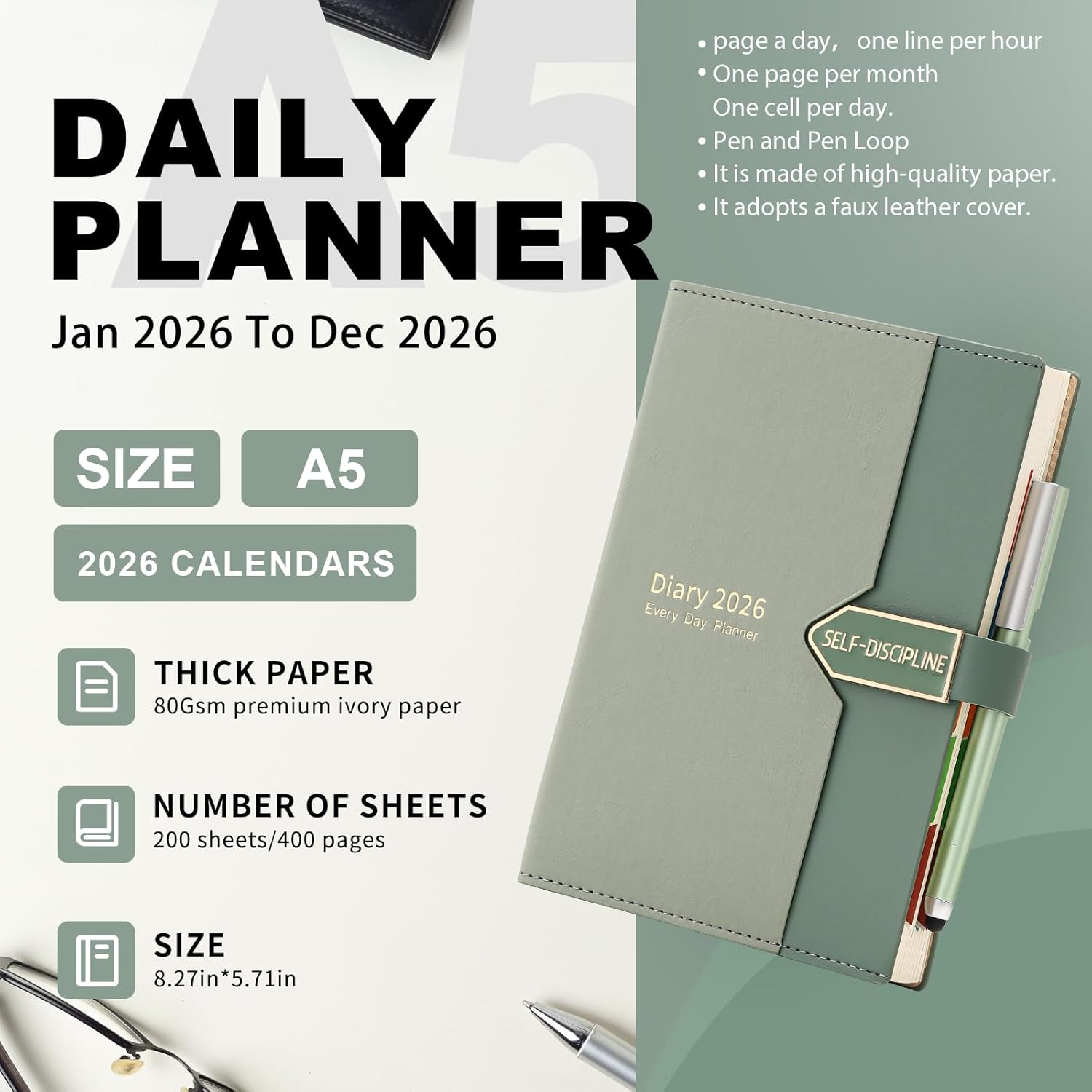 Thumbnail 6 de Mljtoyo Agenda quotidien A5 2026 📘