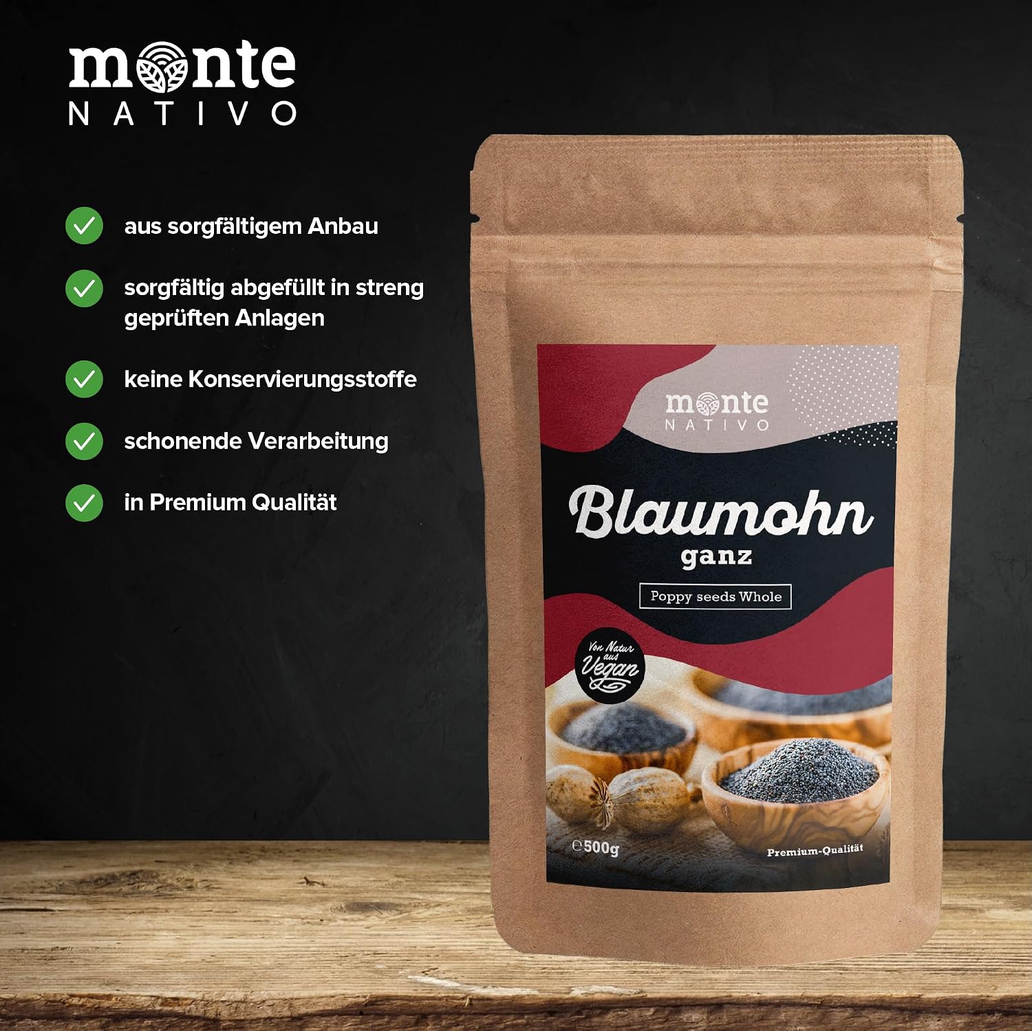 Thumbnail 5 de Blaumohn Monte Nativo 500 g 🍽