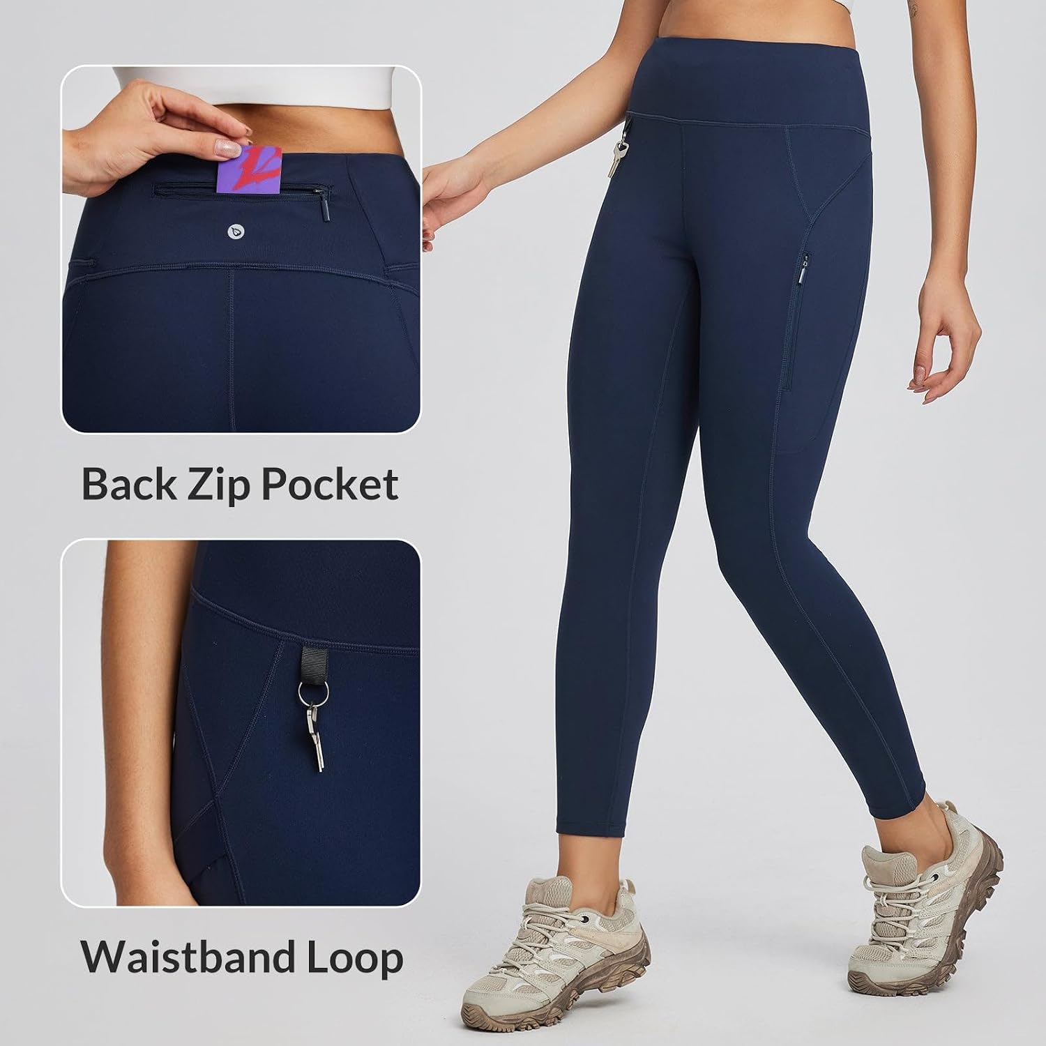 Detalle de Walking hiking leggings with 3 pockets