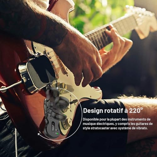 Thumbnail 4 de LEKATO 5.8GHz Transmetteur sans fil pour guitare et basse – Système rechargeable 24 bits 48 kHz