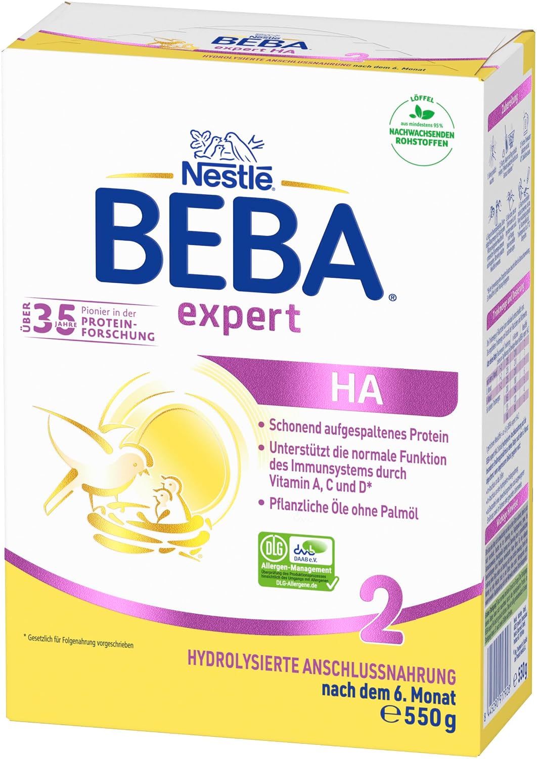 Thumbnail 1 de BEBA expert HA 2 Folgemilch nach dem 6. Monat – hydrolysiertes Protein, laktosehaltig, palmölfrei
