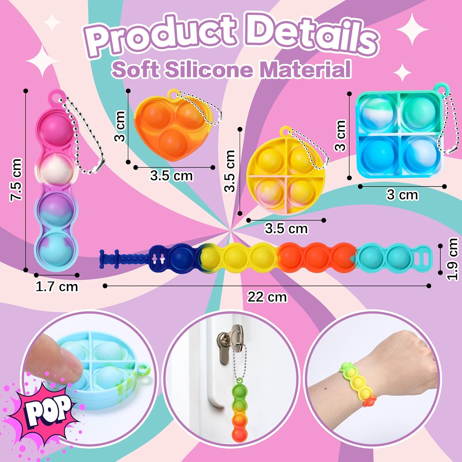 Thumbnail 1 de TOANWOD 52 PCS party bag fillers for kids