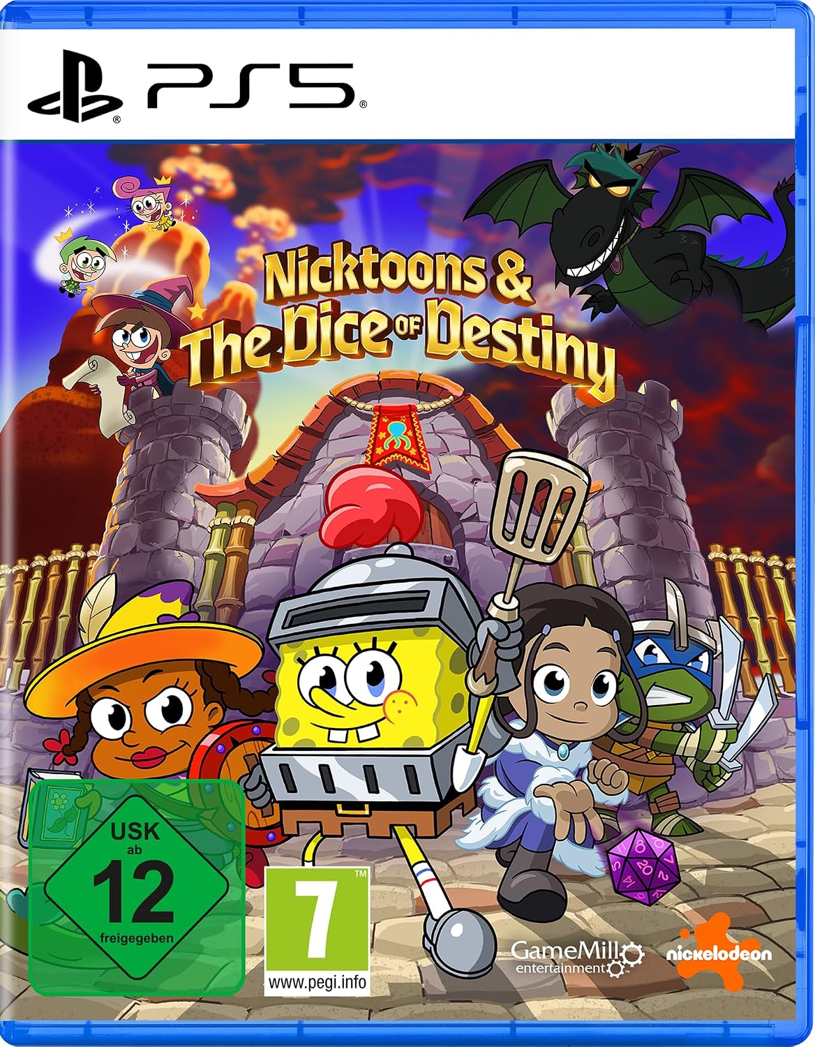 Detalle de Nicktoons Dice of Destiny PlayStation 5 Spiel