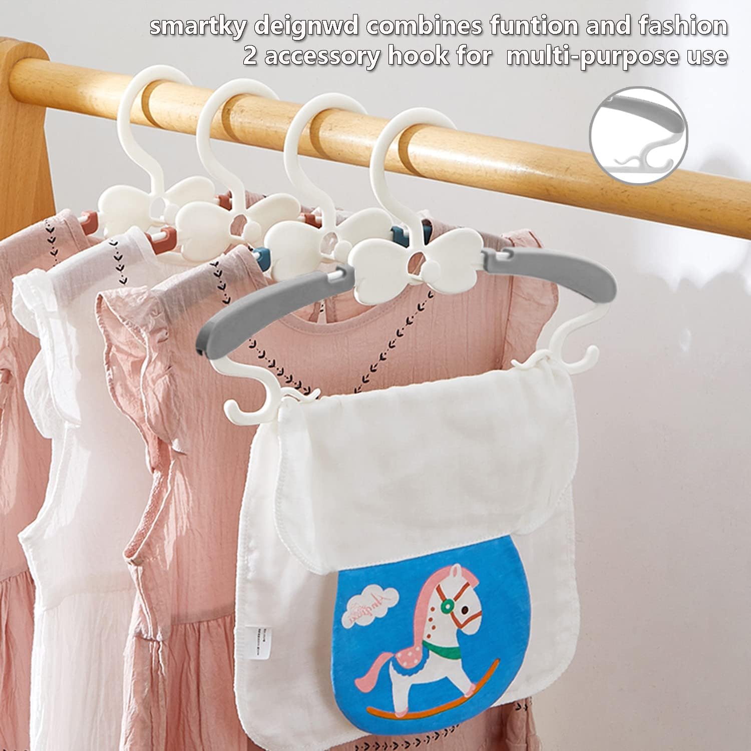 Thumbnail 2 de WJWSKI Kleiderbügel Kinder verstellbar 28–36 cm