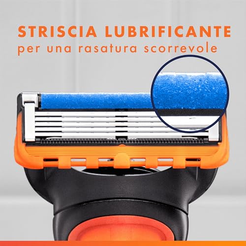 Detalle de Gillette Fusion5 Lamette – 20 Cartucce per Rasoi uomo, Multicolore