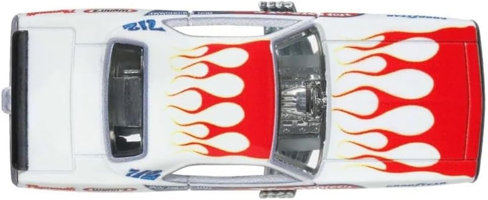 Detalle de Hot Wheels JBL01 Premium Lot de 2 Mini Voitures: 72 Plymouth Cuda FC/Rob N – Rose (3 Ans+)