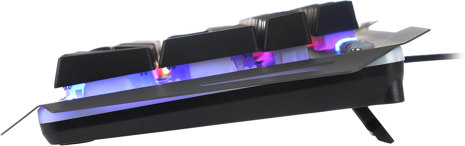 Detalle de Speedlink LUNERA Rainbow Gaming Keyboard – kabelgebundene RGB-Tastatur mit austauschbaren WASD-Tasten (DE-Layout)