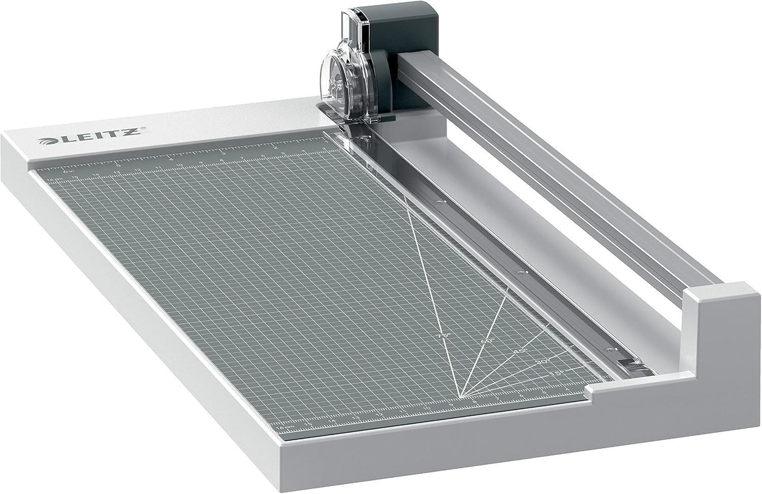 Leitz Precision Taglierina per la Casa e l'Ufficio con Lama Bypass e Guida di Allineamento - Taglio Dritto fino a 10 Fogli A4