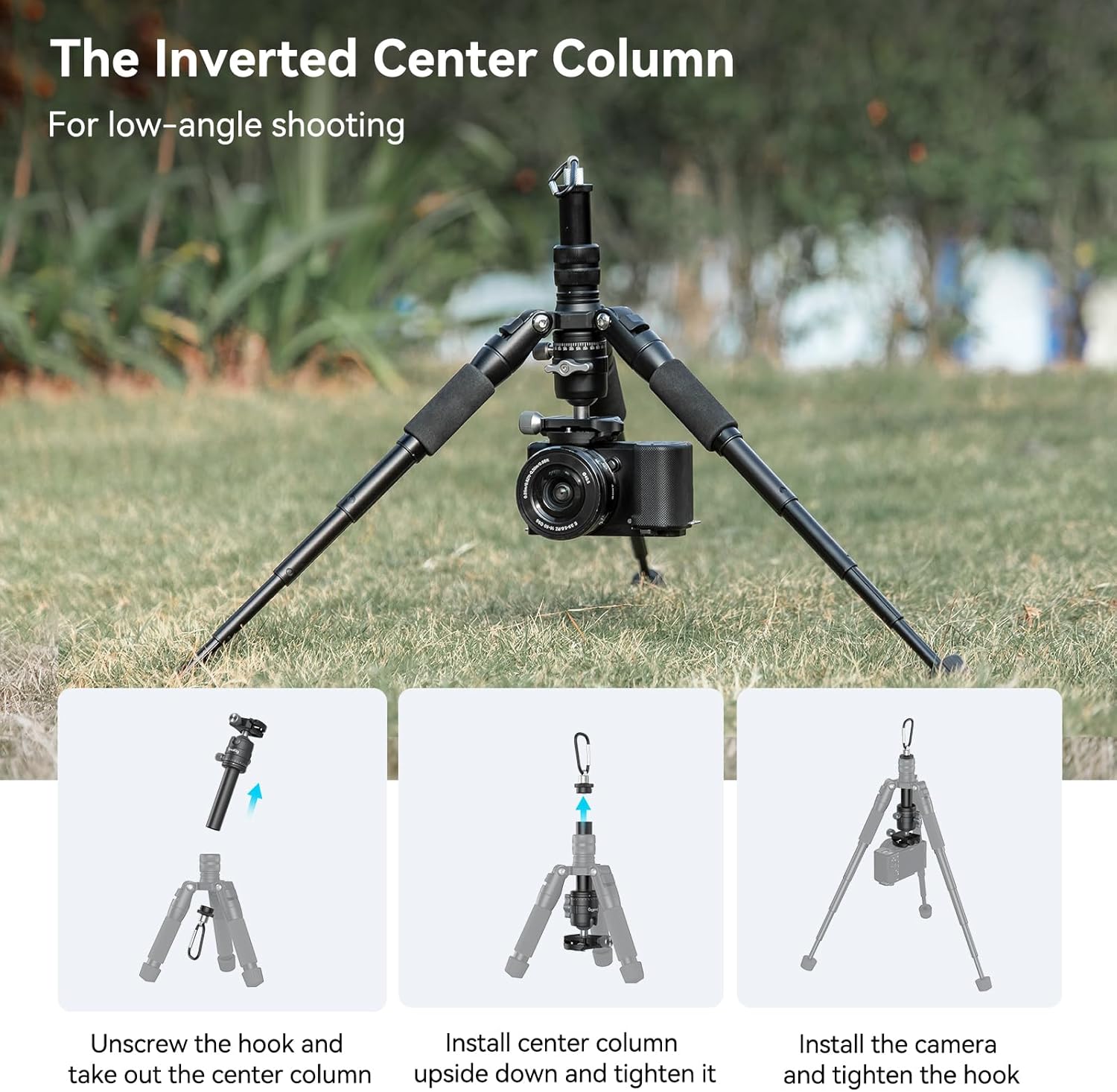 Thumbnail 5 de SMALLRIG VT-20 52 cm mini tripod for DSLR