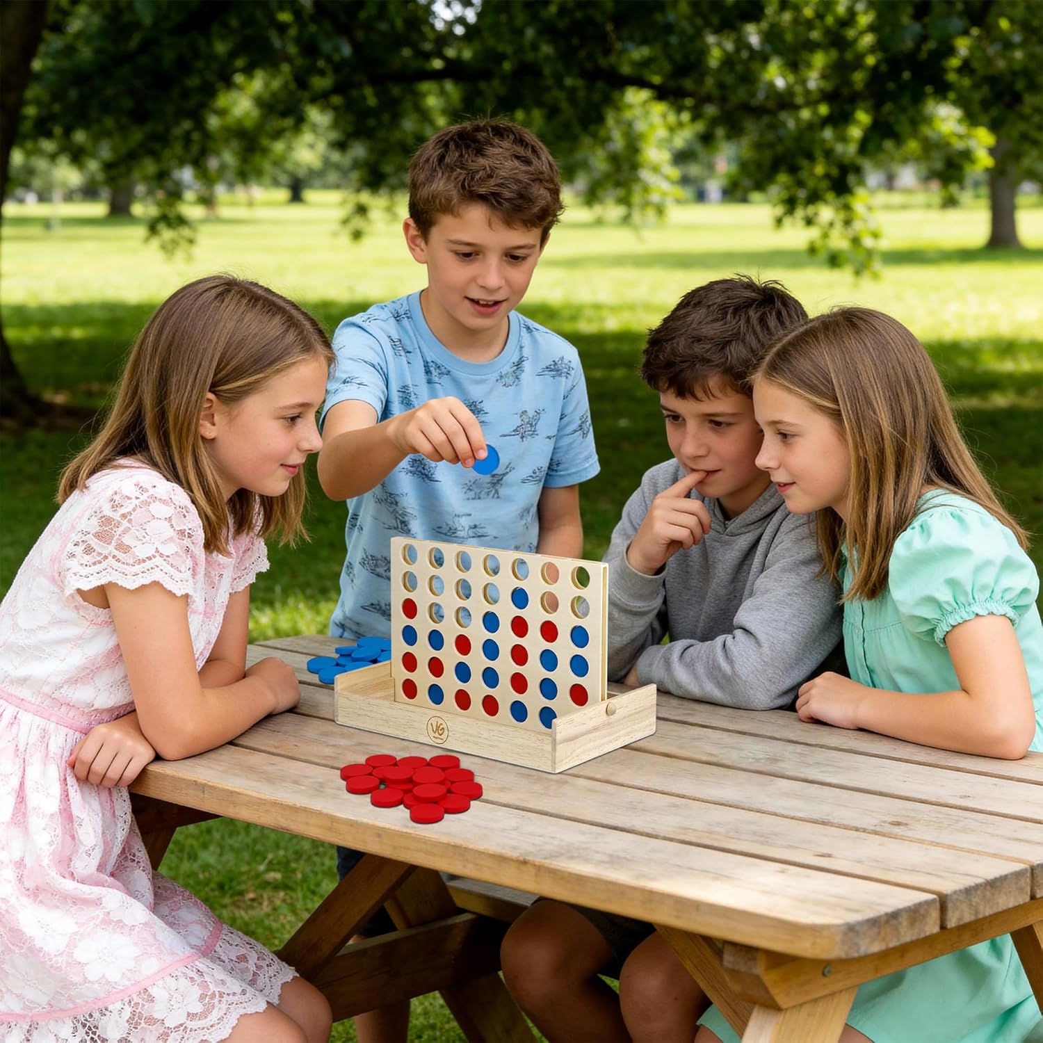 Thumbnail 3 de VingaHouse 4 in Einer Reihe Holz