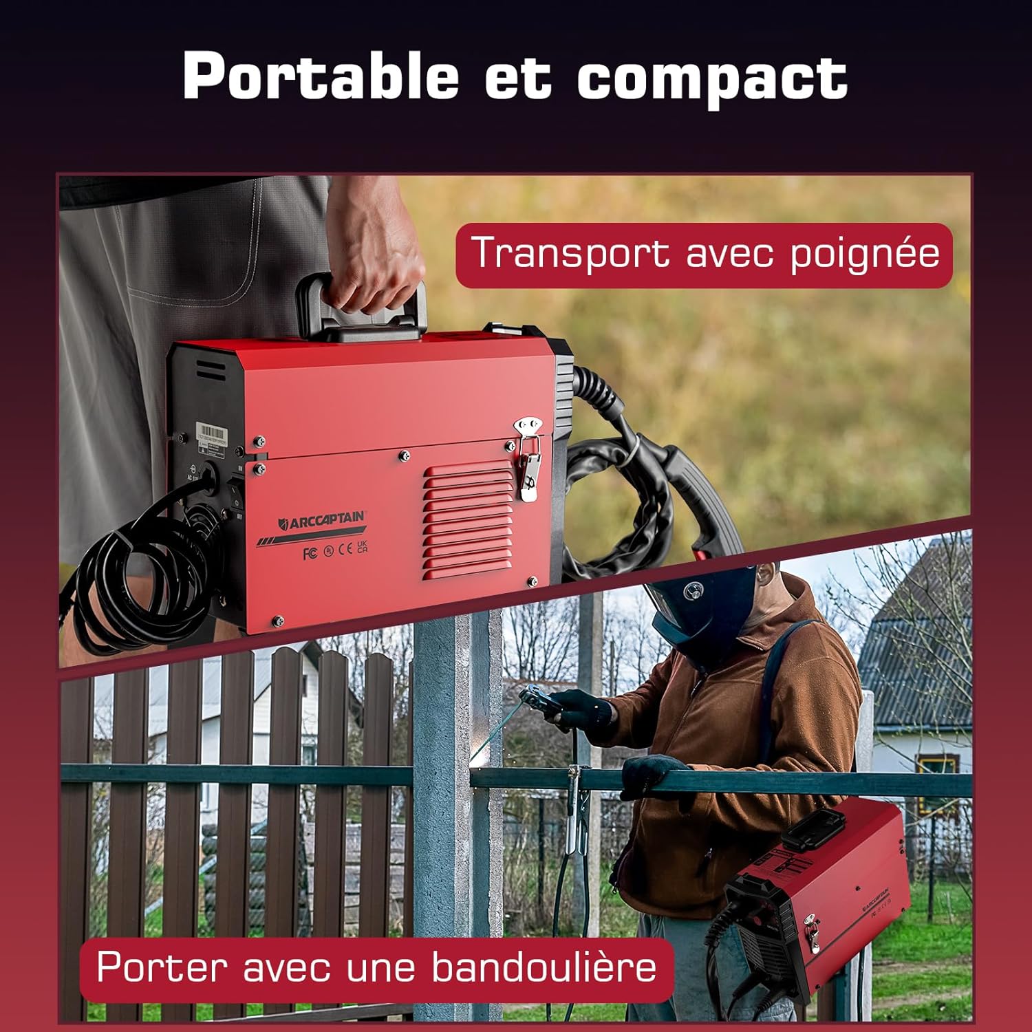 Thumbnail 4 de ARCCAPTAIN Poste à souder MIG MAG 5 en 1 140 A