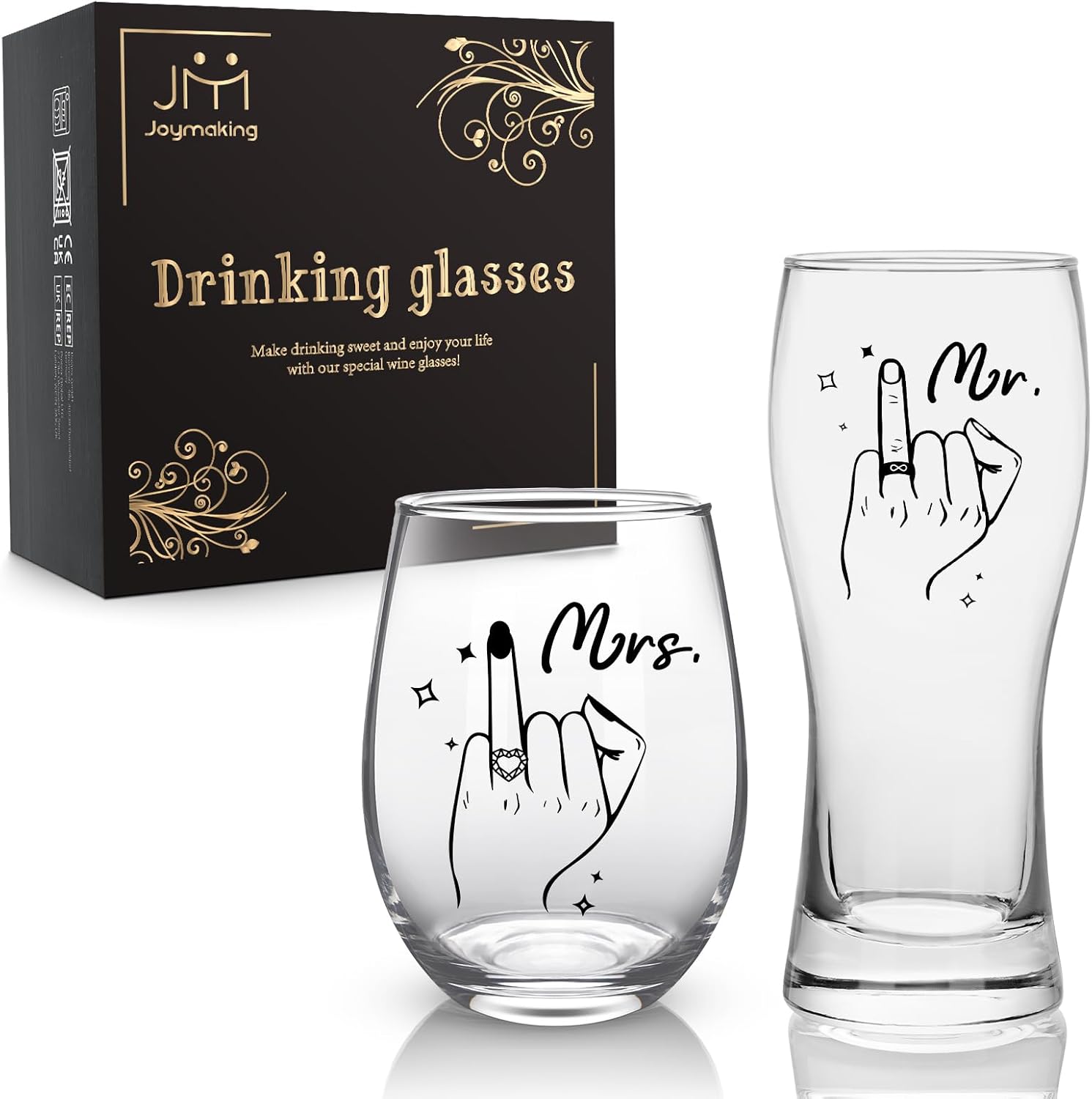 Joymaking Weinglas- & Bierglas Set 520 ml