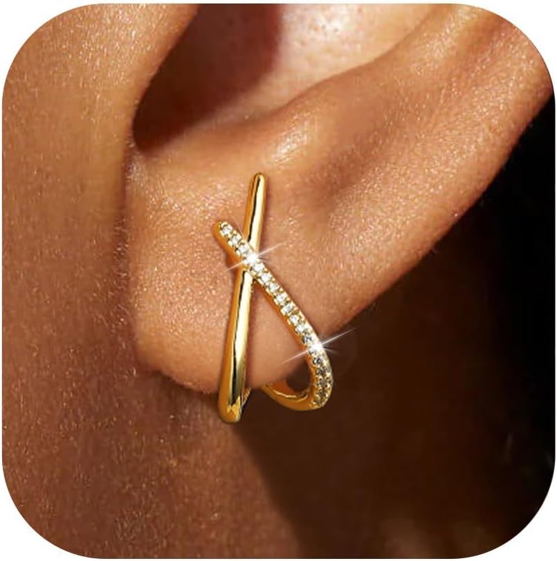Thumbnail 6 de Halora Ohrstecker Gold Silber Hypoallergen