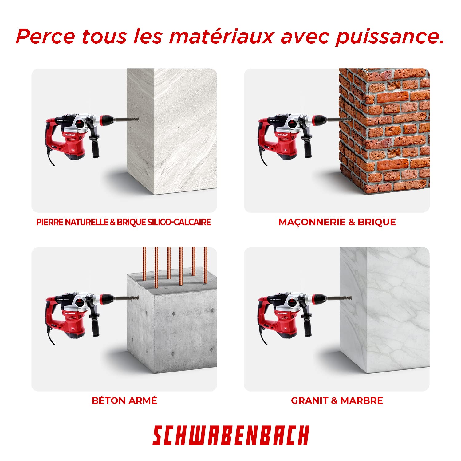 Thumbnail 5 de SCHWABENBACH foret béton SDS Plus 32 mm