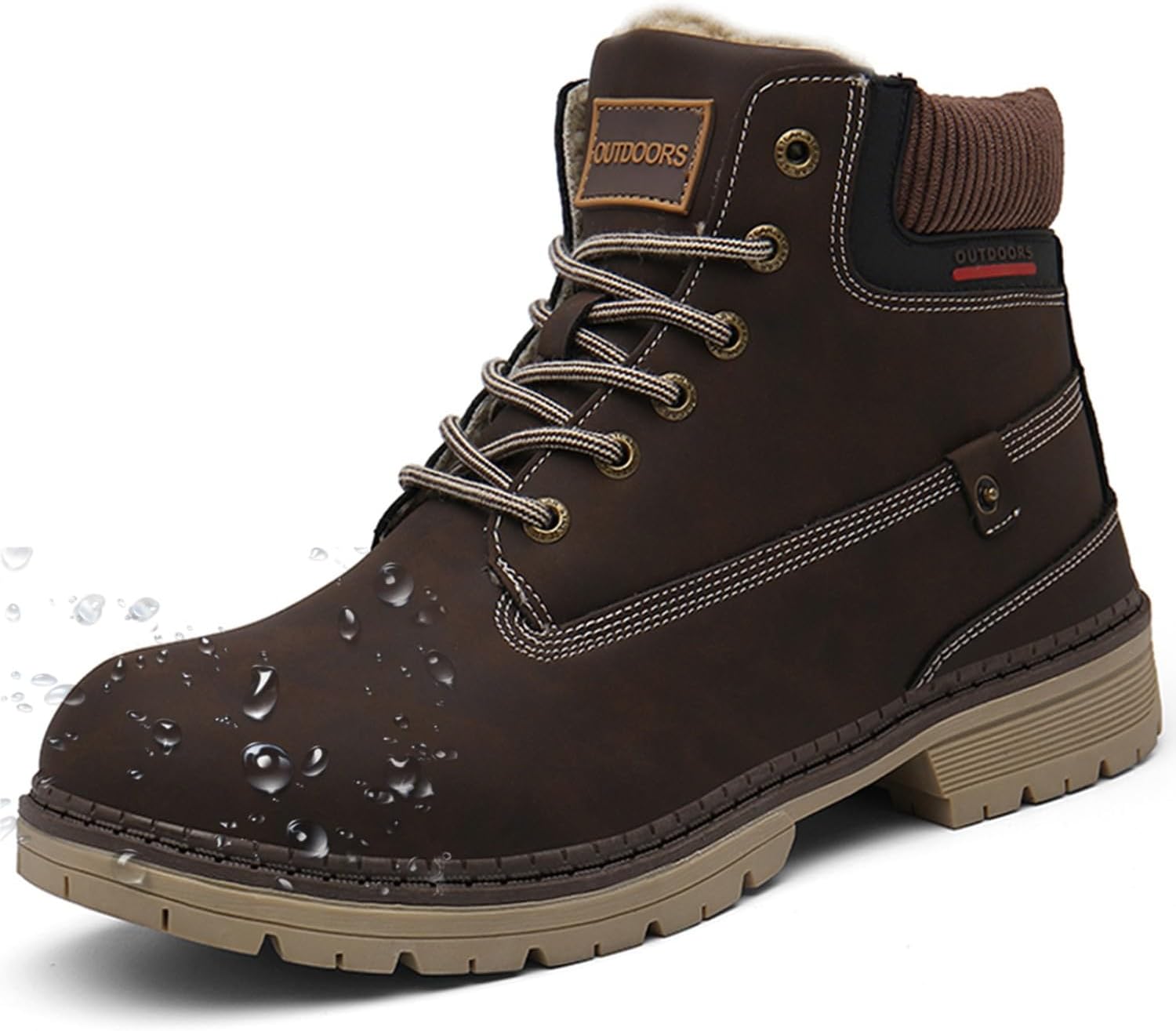 Thumbnail 6 de Stivali invernali unisex impermeabili con pelliccia extra calda