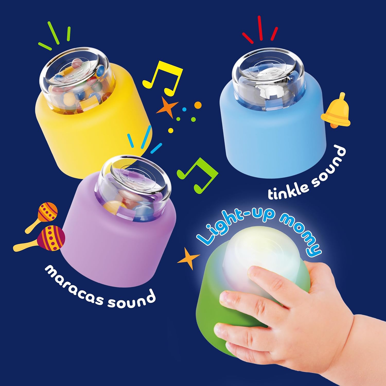 Thumbnail 2 de Quercetti Momy Soft Sensory Blocks: 8 blocchi sensoriali morbidi per stimolare 6–36 mesi