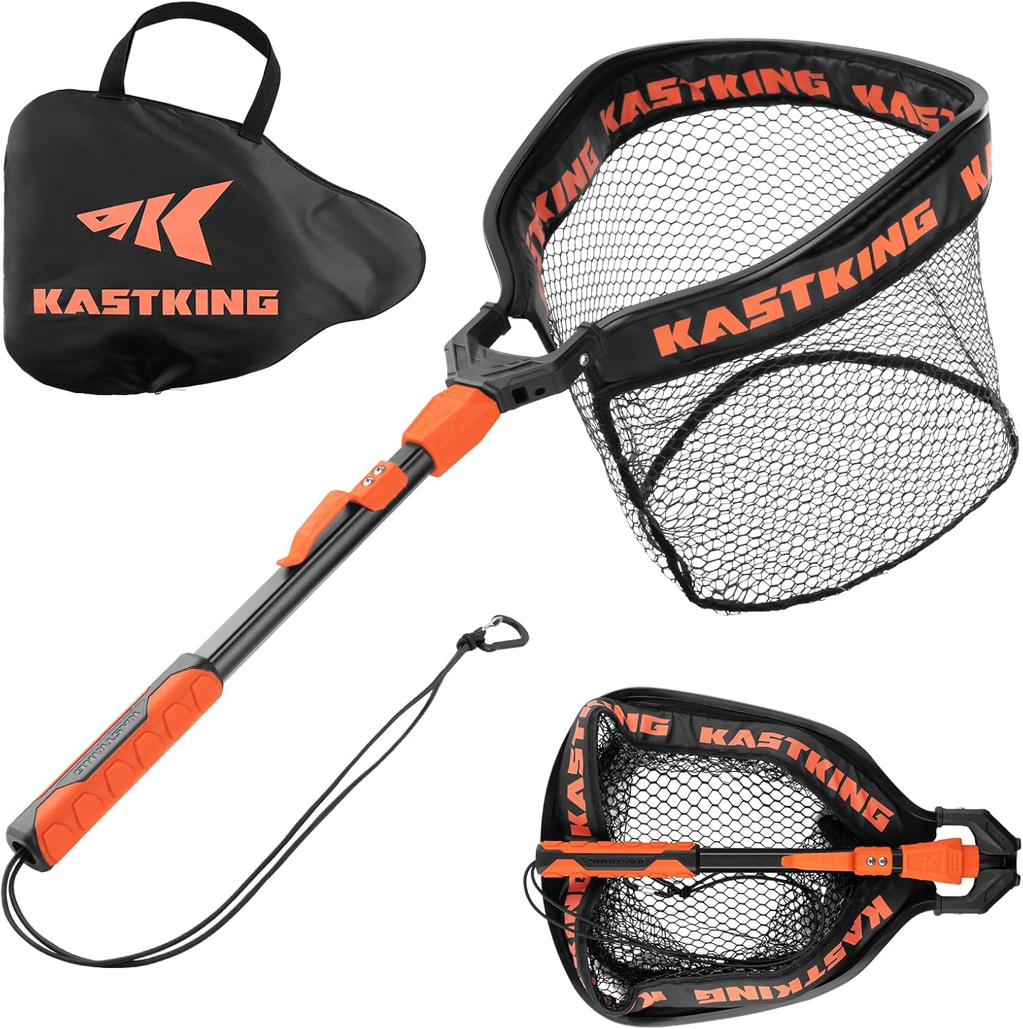 Detalle de KastKing Titanet Folding Fishing Landing Net, 32-Inch Aluminum Frame