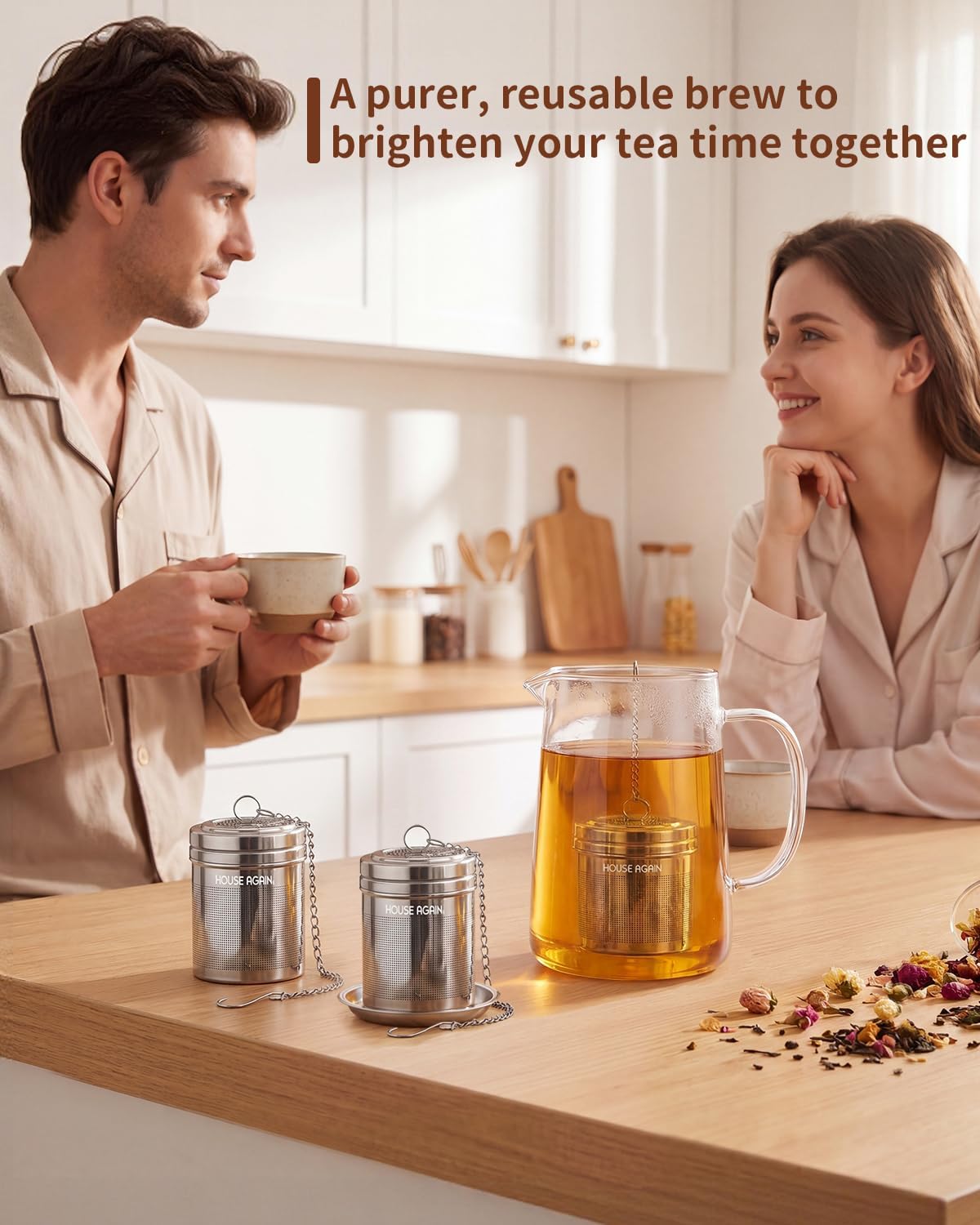 Detalle 2 de House Again 2-Pack Tea Infuser