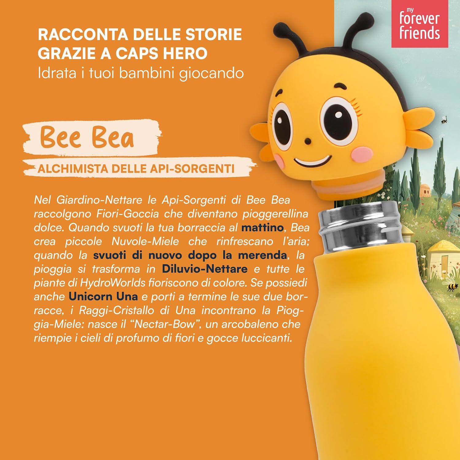 Detalle 2 de CapsHero Bee Bea Borraccia Termica 520ml