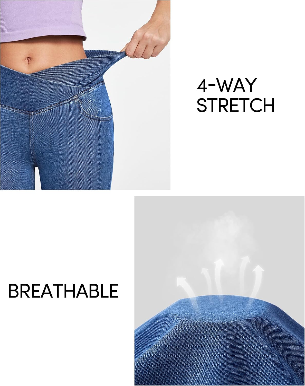 Detalle 2 de IUGA Flare Leggings with Four Pockets