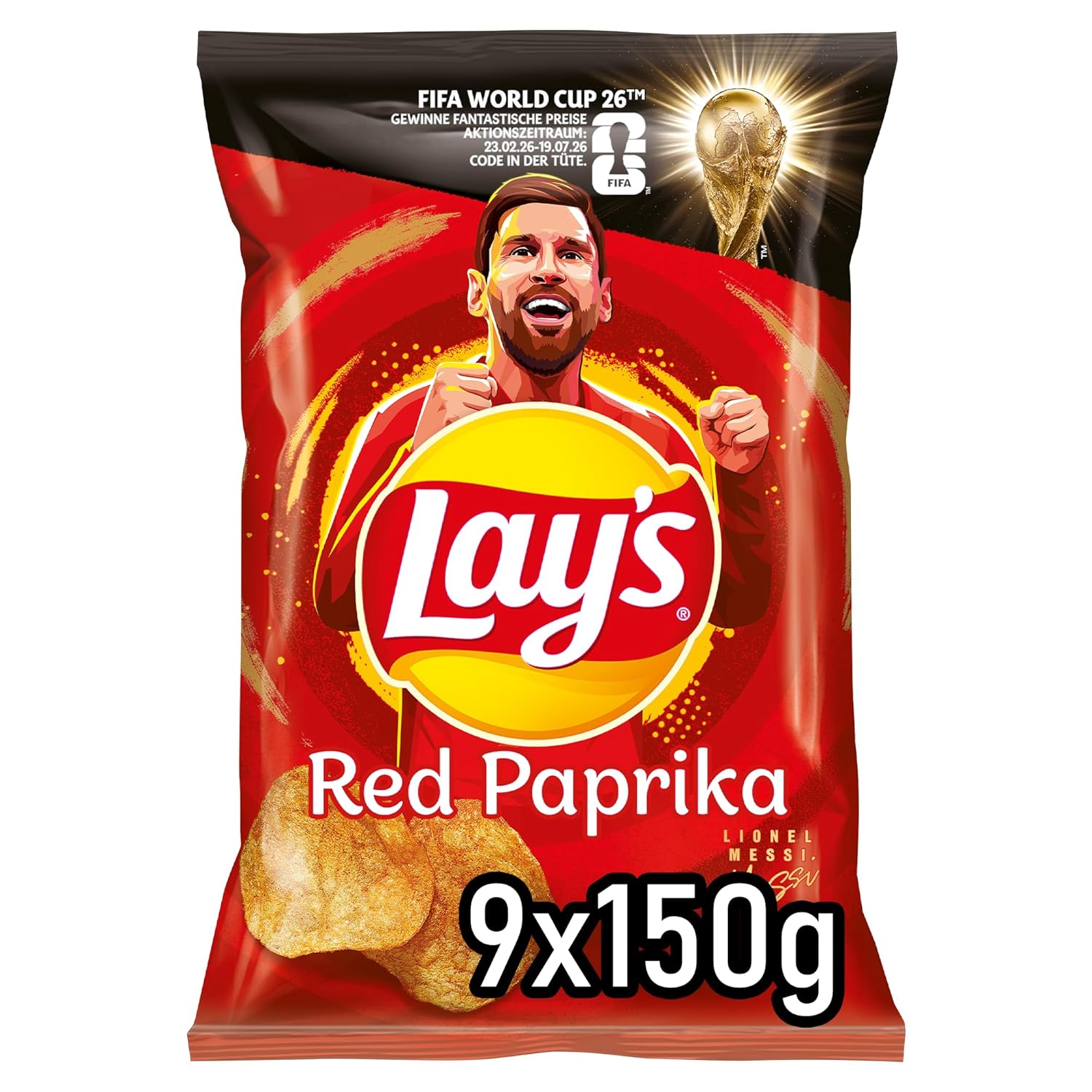 Lay's Red Paprika Kartoffelchips 150 g 🥔