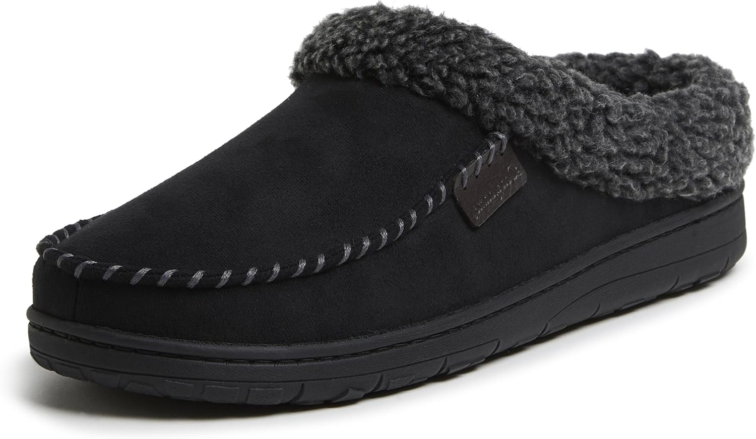 Detalle de Dearfoams Men's Clog Slippers with Memory Foam