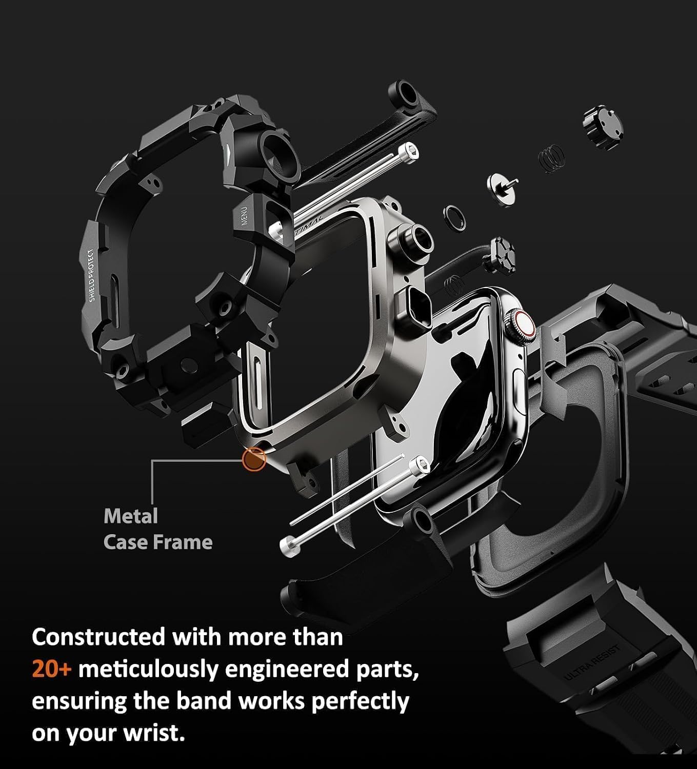 Thumbnail 4 de ULTIMAL Rugged Case 46mm Apple Watch band