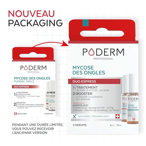 Thumbnail 6 de PODERM 2en1 Traitement Mycose Ongles des Pieds – Duo Sérum & Booster