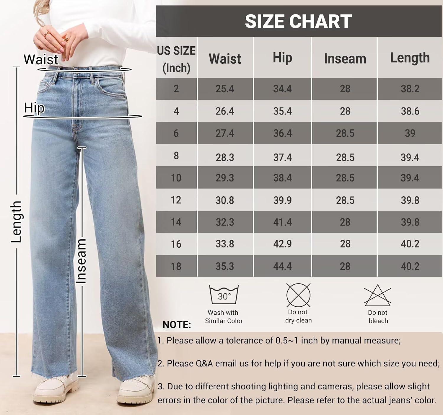 Thumbnail 4 de KDF Straight Leg High Waisted Jeans