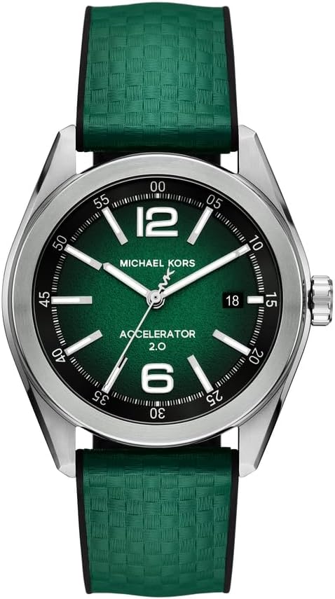 Thumbnail 5 de Michael Kors Orologio Accelerator 2 da uomo – Quarzo a tre lancette con cinturino in tessuto