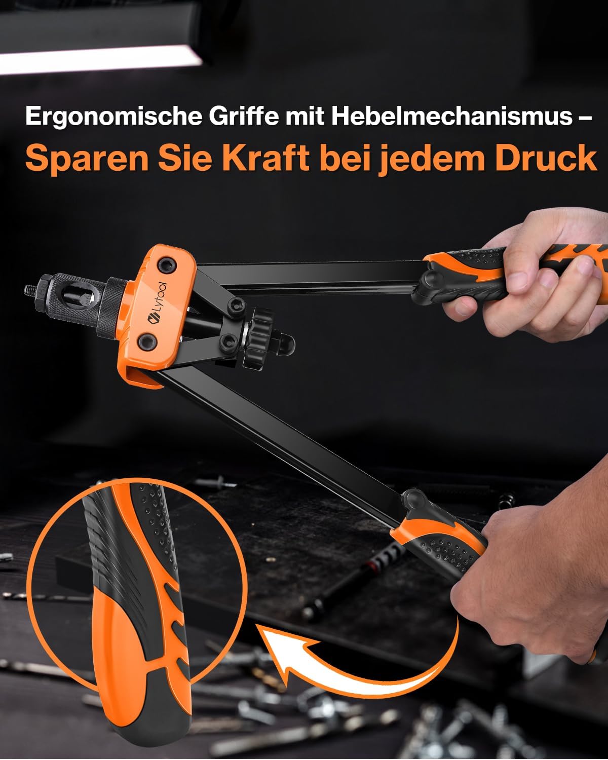 Thumbnail 3 de Lytool 14 Zoll Nietmutternzange Set Profi
