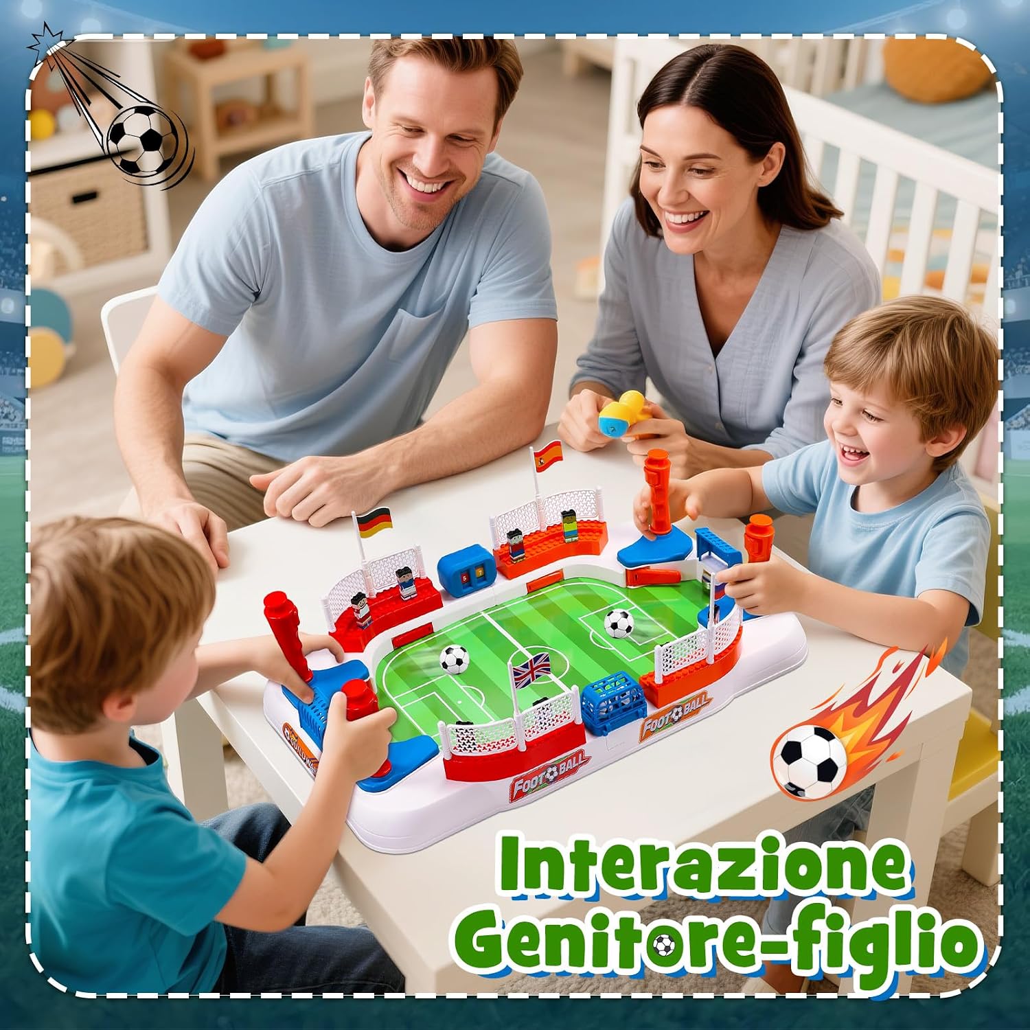 Thumbnail 4 de Dromlag Regalo Bambino Calcio Balilla 3-9 Anni