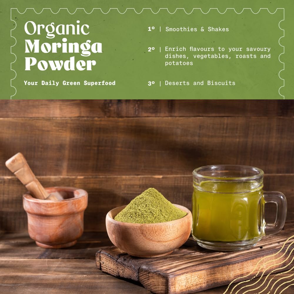 Detalle de NaturaleBio Moringa Powder 8 oz