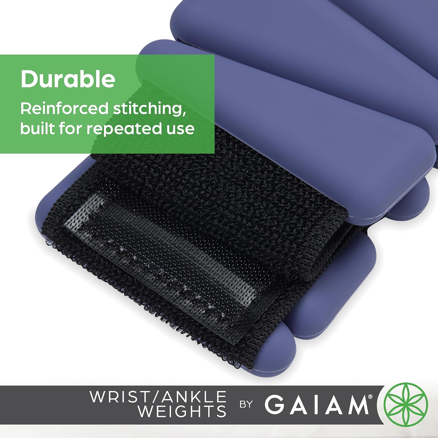 Detalle 2 de Gaiam Wrist and Ankle Weights adjustable for workouts ๐